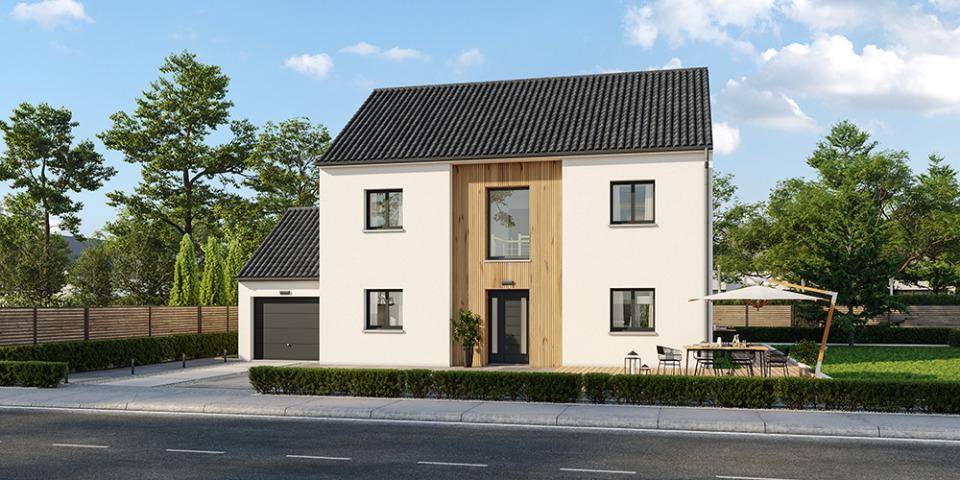 Programme terrain + maison à Parné-sur-Roc en Mayenne (53) de 140 m² à vendre au prix de 312800€ - 1