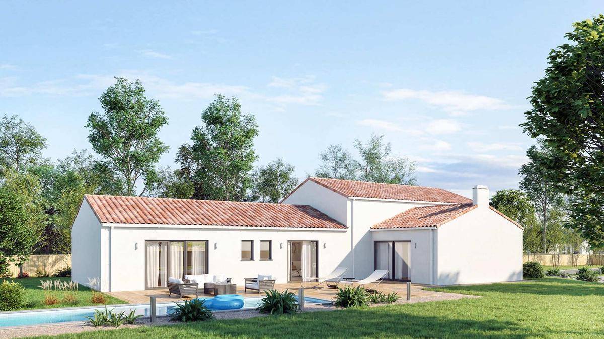 Programme terrain + maison à Les Moutiers-en-Retz en Loire-Atlantique (44) de 180 m² à vendre au prix de 455906€ - 1