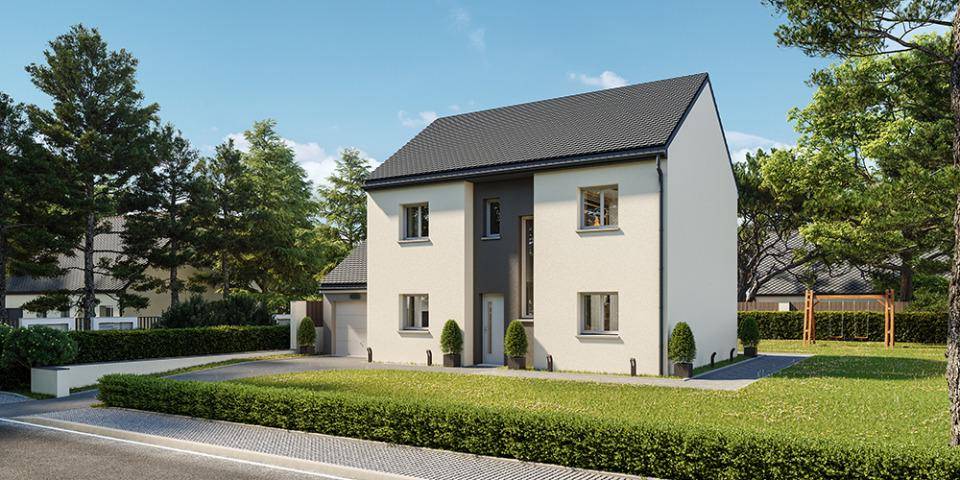 Programme terrain + maison à Le Genest-Saint-Isle en Mayenne (53) de 80 m² à vendre au prix de 229200€ - 1