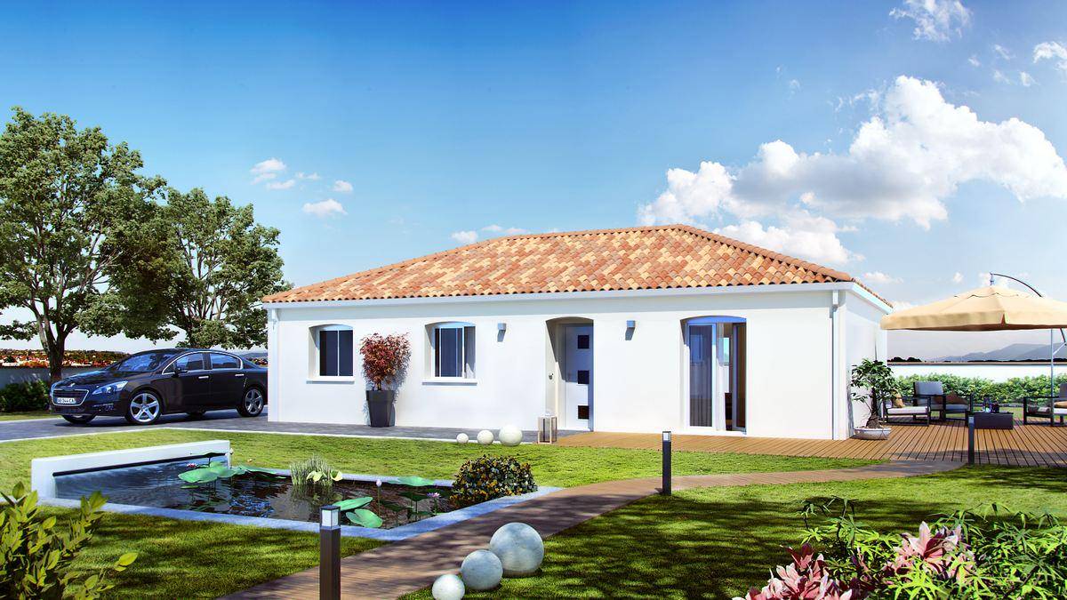 Programme terrain + maison à Salles-d'Angles en Charente (16) de 60 m² à vendre au prix de 161046€ - 3
