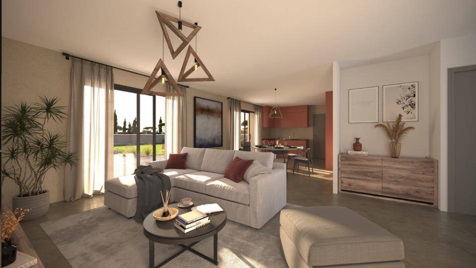 Programme terrain + maison à La Brillanne en Alpes-de-Haute-Provence (04) de 83 m² à vendre au prix de 247000€ - 3