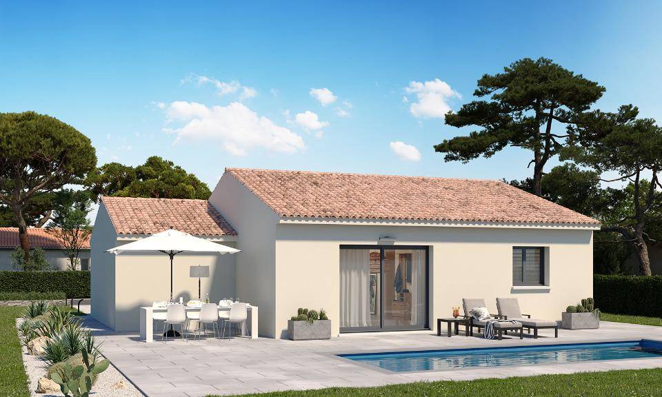 Programme terrain + maison à Monteux en Vaucluse (84) de 71 m² à vendre au prix de 289000€ - 2