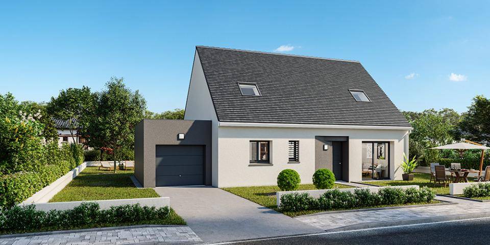 Programme terrain + maison à Chars en Val-d'Oise (95) de 145 m² à vendre au prix de 404000€ - 1