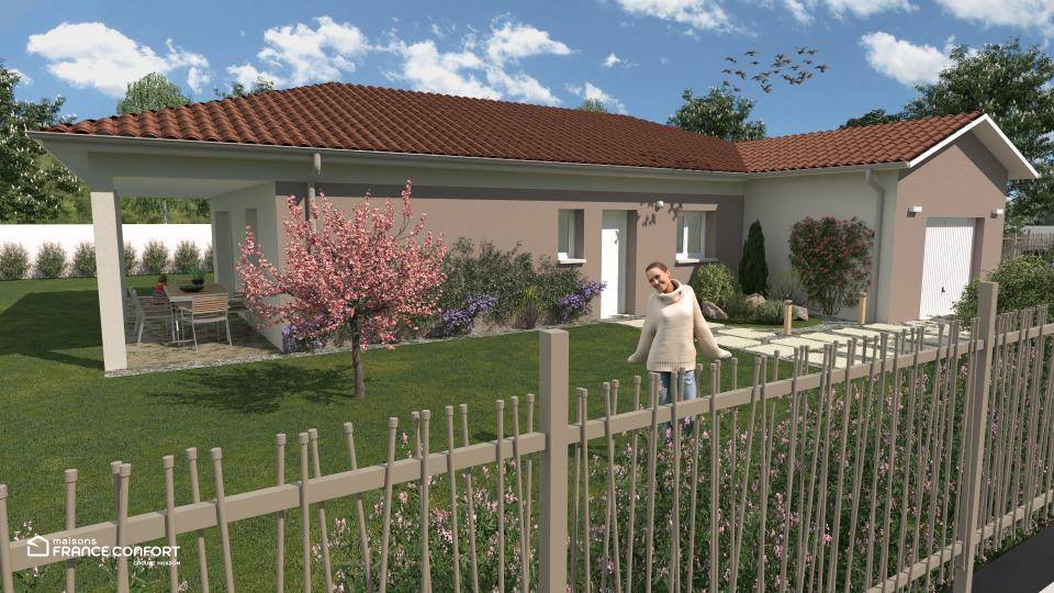 Programme terrain + maison à Sainte-Foy-lès-Lyon en Rhône (69) de 110 m² à vendre au prix de 520000€ - 2