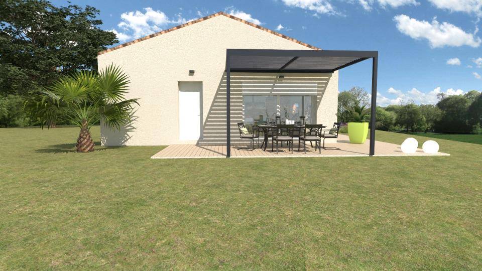Programme terrain + maison à Saint-Étienne-de-Fontbellon en Ardèche (07) de 88 m² à vendre au prix de 249500€ - 1