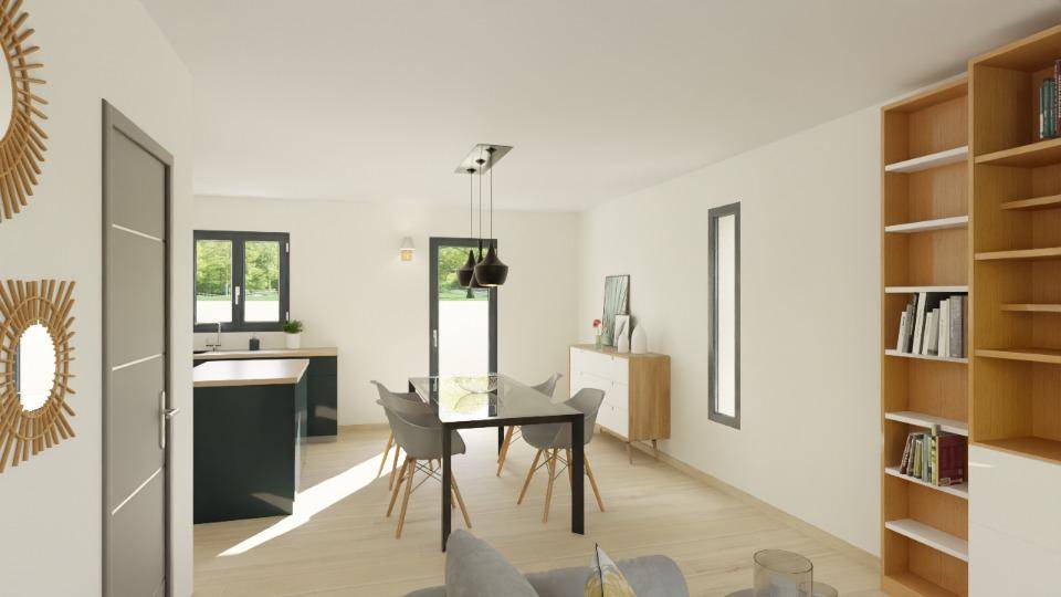 Programme terrain + maison à La Calmette en Gard (30) de 71 m² à vendre au prix de 198900€ - 3