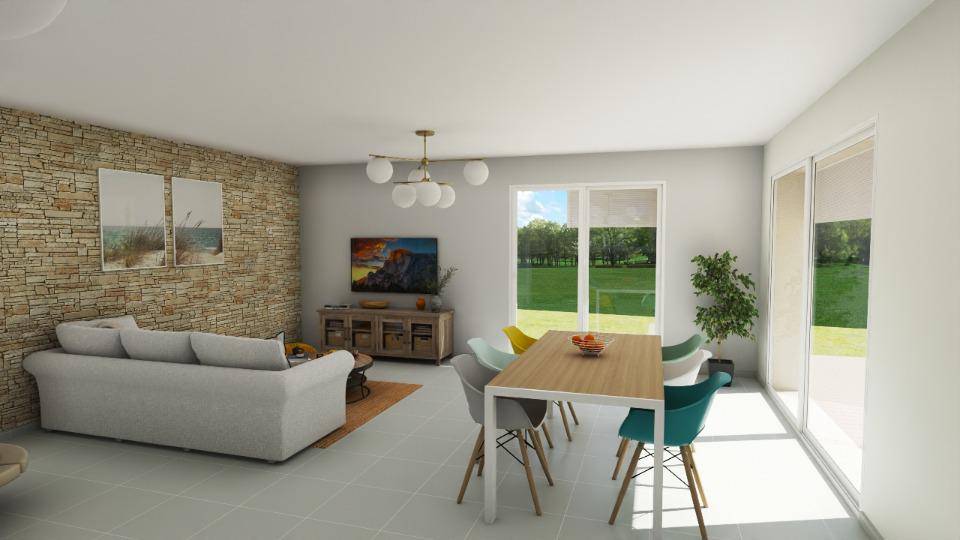 Programme terrain + maison à Saint-Julien-de-Peyrolas en Gard (30) de 88 m² à vendre au prix de 277000€ - 3