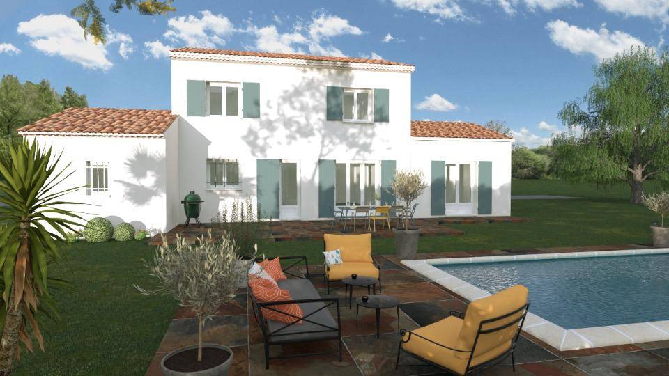 Programme terrain + maison à Cheval-Blanc en Vaucluse (84) de 105 m² à vendre au prix de 400800€ - 1