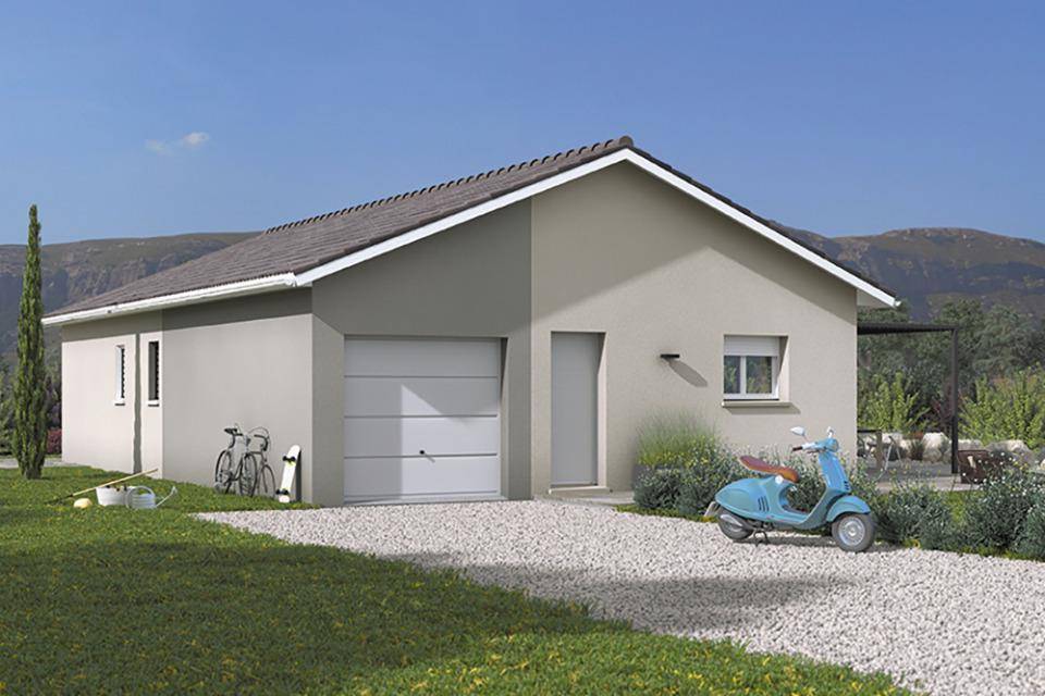 Programme terrain + maison à Bâgé-Dommartin en Ain (01) de 80 m² à vendre au prix de 228000€ - 2