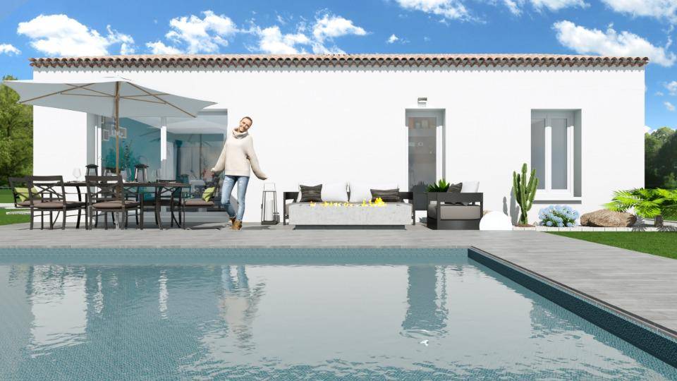 Programme terrain + maison à Hauterives en Drôme (26) de 93 m² à vendre au prix de 246500€ - 2