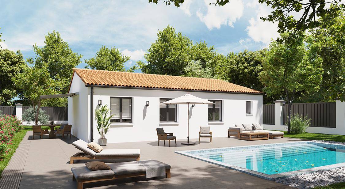 Programme terrain + maison à Réaux sur Trèfle en Charente-Maritime (17) de 73 m² à vendre au prix de 138474€ - 3