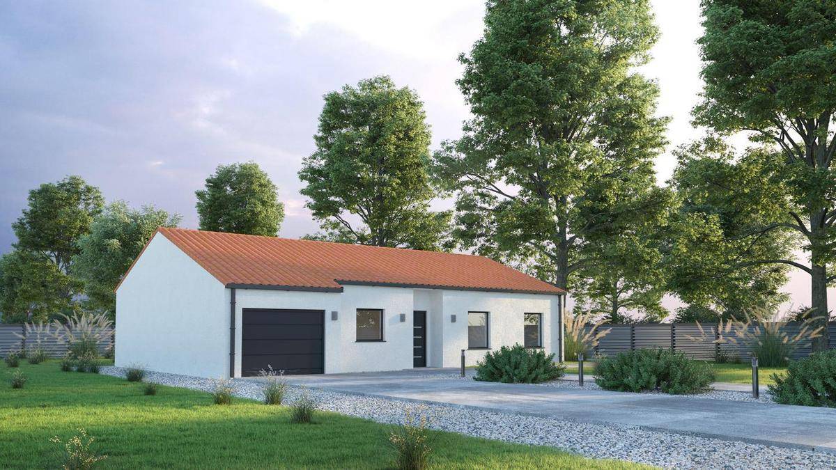 Programme terrain + maison à Bouhet en Charente-Maritime (17) de 90 m² à vendre au prix de 208077€ - 1