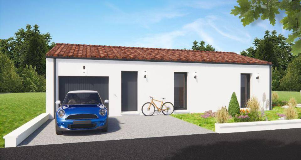 Programme terrain + maison à La Rochefoucauld-en-Angoumois en Charente (16) de 110 m² à vendre au prix de 252000€ - 2