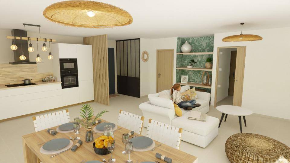 Programme terrain + maison à Vagnas en Ardèche (07) de 100 m² à vendre au prix de 315000€ - 3
