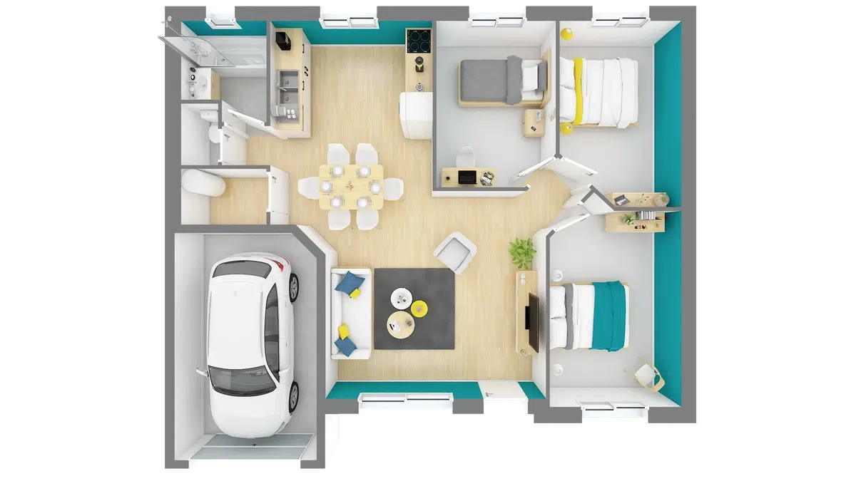 Programme terrain + maison à Écouviez en Meuse (55) de 75 m² à vendre au prix de 207189€ - 4