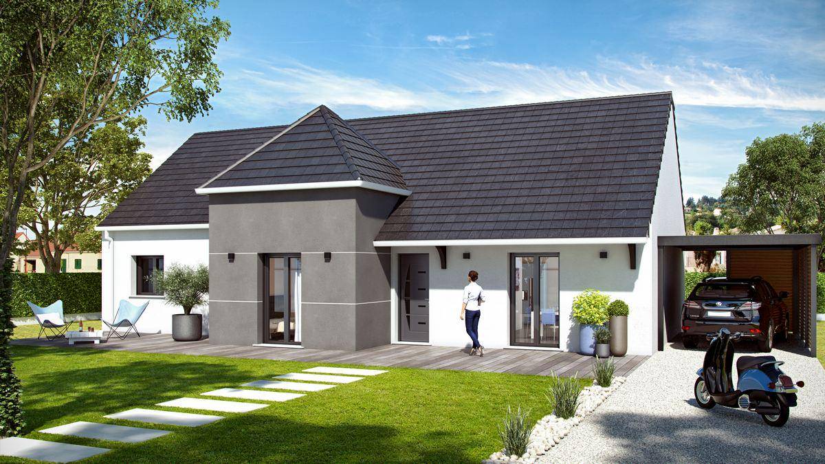Programme terrain + maison à Verrières en Aube (10) de 111 m² à vendre au prix de 219483€ - 1