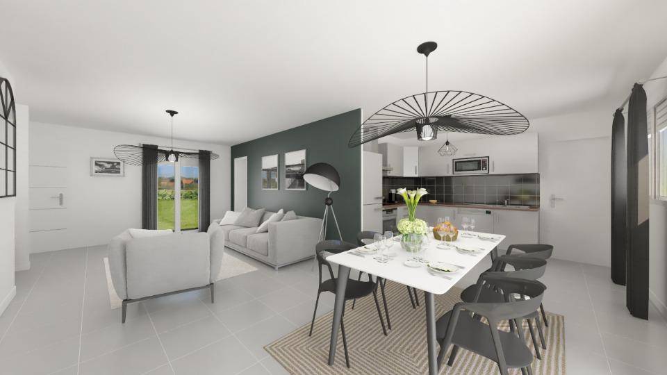 Programme terrain + maison à Argenton-sur-Creuse en Indre (36) de 118 m² à vendre au prix de 206690€ - 1