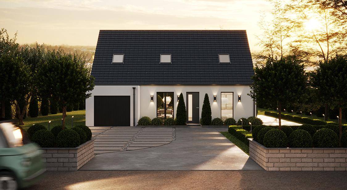 Programme terrain + maison à Sainte-Menehould en Marne (51) de 110 m² à vendre au prix de 154293€ - 1