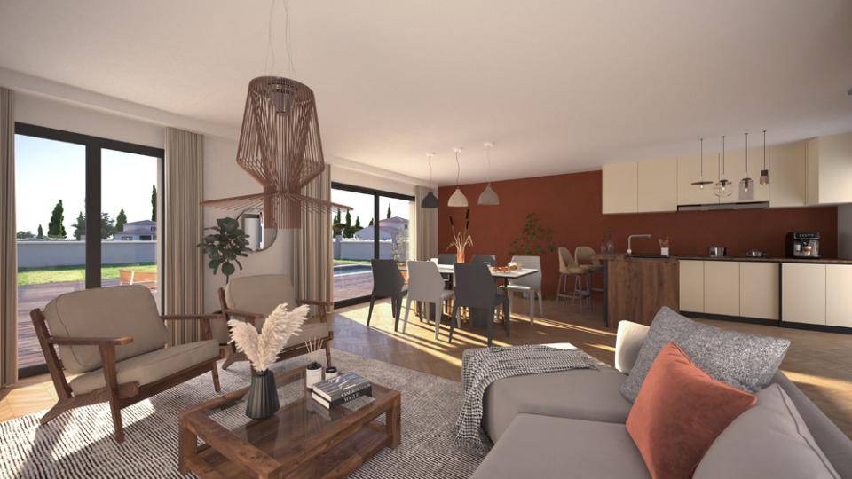 Programme terrain + maison à Saint-Clément-de-Rivière en Hérault (34) de 100 m² à vendre au prix de 443900€ - 3