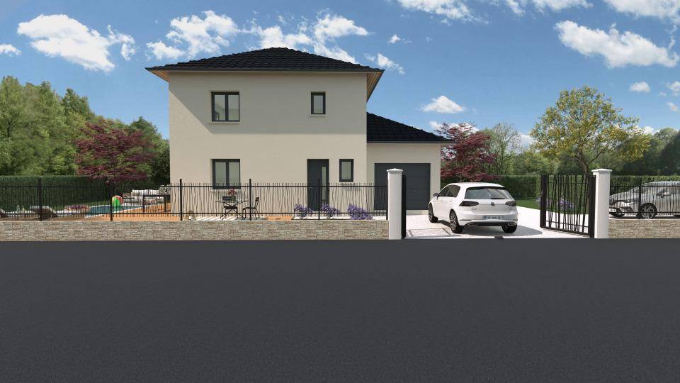 Programme terrain + maison à Artemare en Ain (01) de 85 m² à vendre au prix de 276000€ - 1