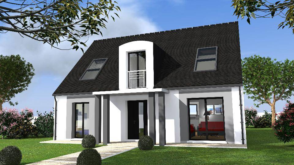 Programme terrain + maison à Aubergenville en Yvelines (78) de 100 m² à vendre au prix de 600000€ - 1