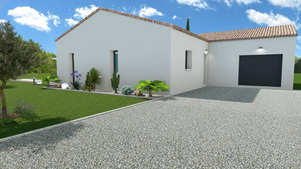 Programme terrain + maison à Saint-Donat-sur-l'Herbasse en Drôme (26) de 98 m² à vendre au prix de 216188€ - 4