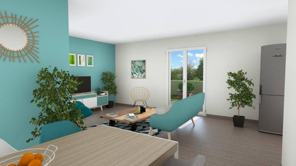 Programme terrain + maison à Kervignac en Morbihan (56) de 69 m² à vendre au prix de 286000€ - 3