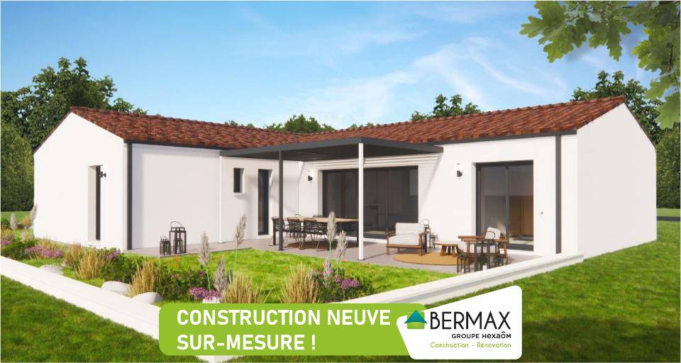 Programme terrain + maison à La Rochefoucauld-en-Angoumois en Charente (16) de 110 m² à vendre au prix de 252000€ - 1