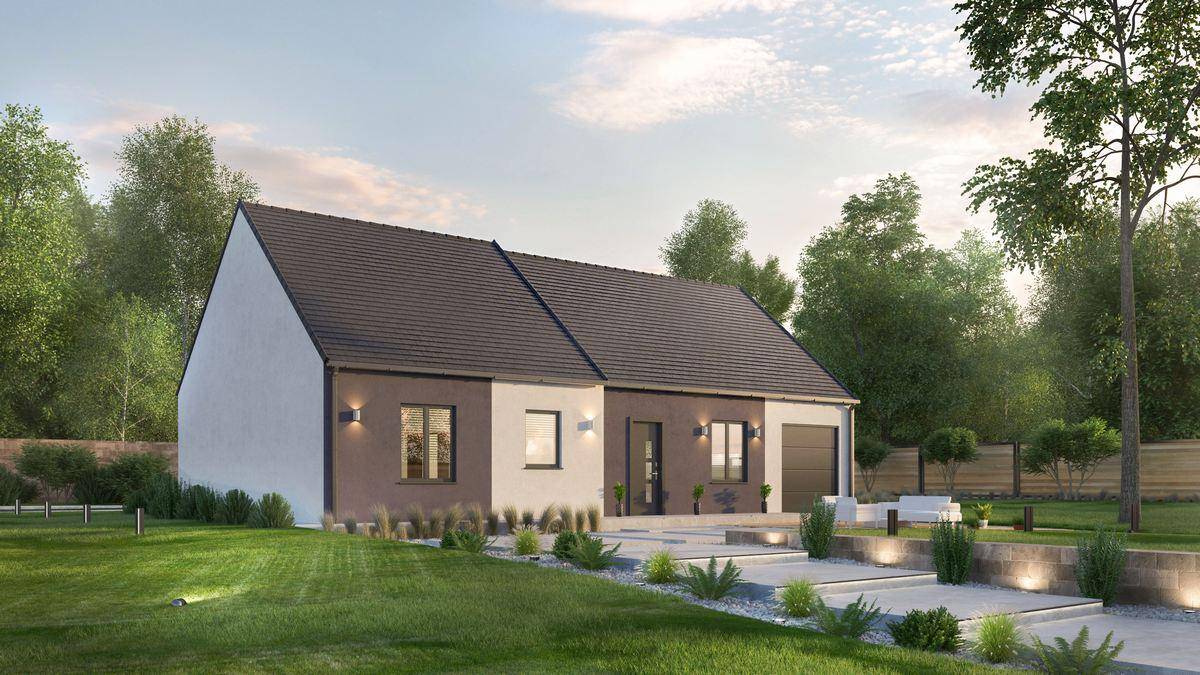 Programme terrain + maison à Cormes en Sarthe (72) de 68 m² à vendre au prix de 168082€ - 3