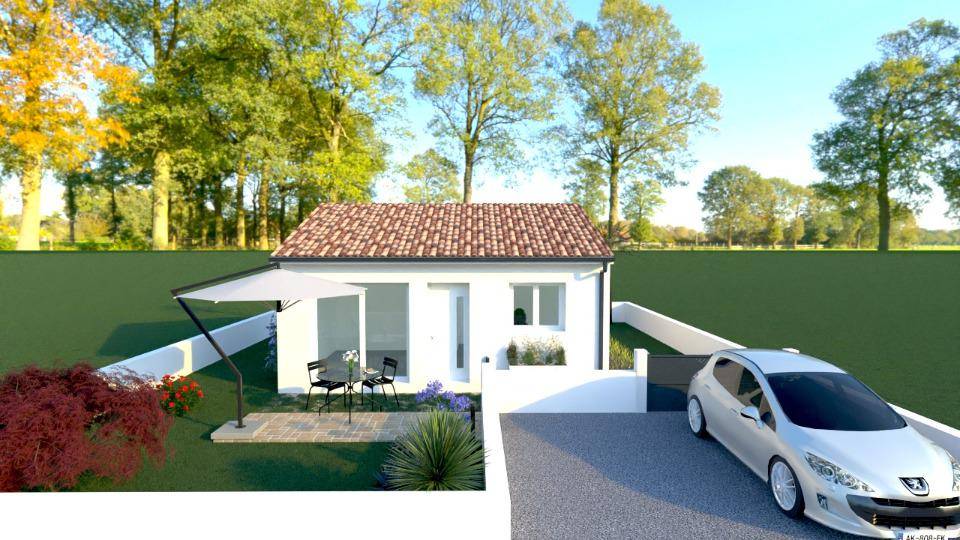 Programme terrain + maison à Montady en Hérault (34) de 50 m² à vendre au prix de 195000€ - 1