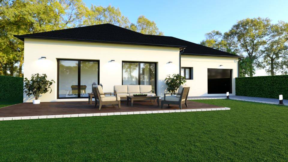 Programme terrain + maison à Saint-Manvieu-Norrey en Calvados (14) de 100 m² à vendre au prix de 273000€ - 2