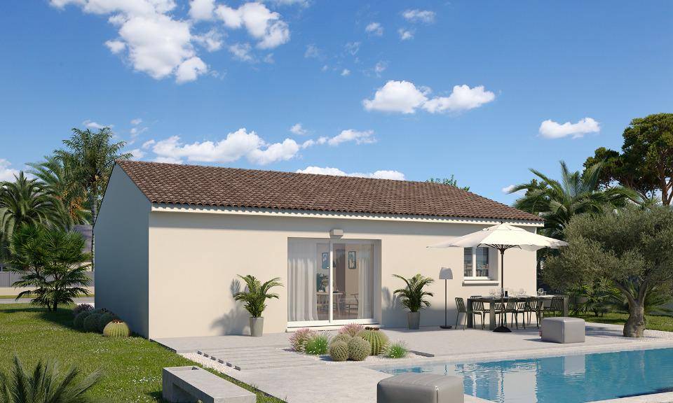 Programme terrain + maison à Amélie-les-Bains-Palalda en Pyrénées-Orientales (66) de 71 m² à vendre au prix de 198000€ - 2
