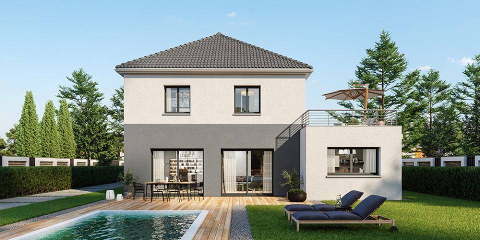 Programme terrain + maison à Mantes-la-Jolie en Yvelines (78) de 160 m² à vendre au prix de 439000€ - 1