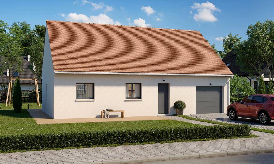 Programme terrain + maison à Dordives en Loiret (45) de 85 m² à vendre au prix de 205000€ - 1