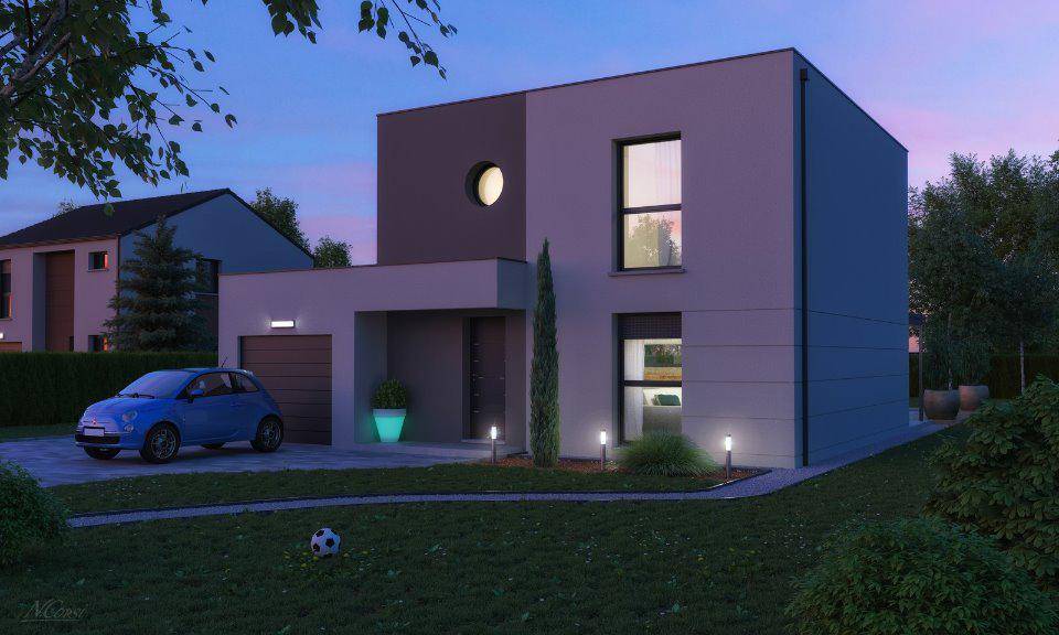 Programme terrain + maison à Marly en Moselle (57) de 100 m² à vendre au prix de 345900€ - 1