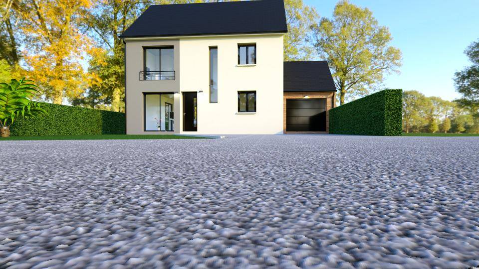 Programme terrain + maison à Trévières en Calvados (14) de 110 m² à vendre au prix de 195000€ - 1