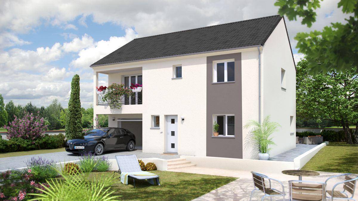 Programme terrain + maison à Dommiers en Aisne (02) de 100 m² à vendre au prix de 219929€ - 3