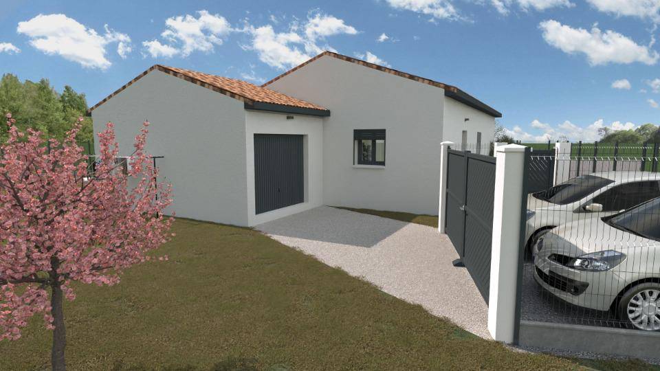 Programme terrain + maison à Vallon-Pont-d'Arc en Ardèche (07) de 85 m² à vendre au prix de 279000€ - 2