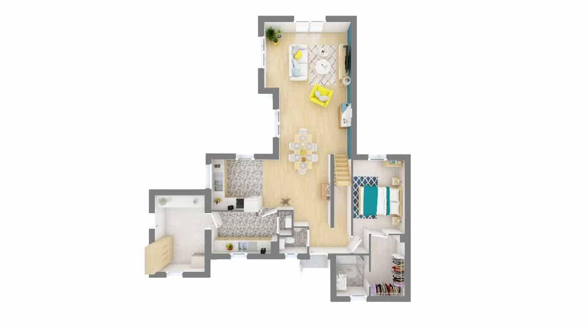 Programme terrain + maison à Puilboreau en Charente-Maritime (17) de 122 m² à vendre au prix de 388063€ - 4