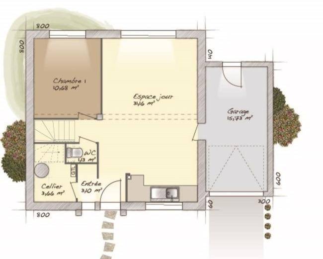 Programme terrain + maison à Andilly en Val-d'Oise (95) de 98 m² à vendre au prix de 559685€ - 4