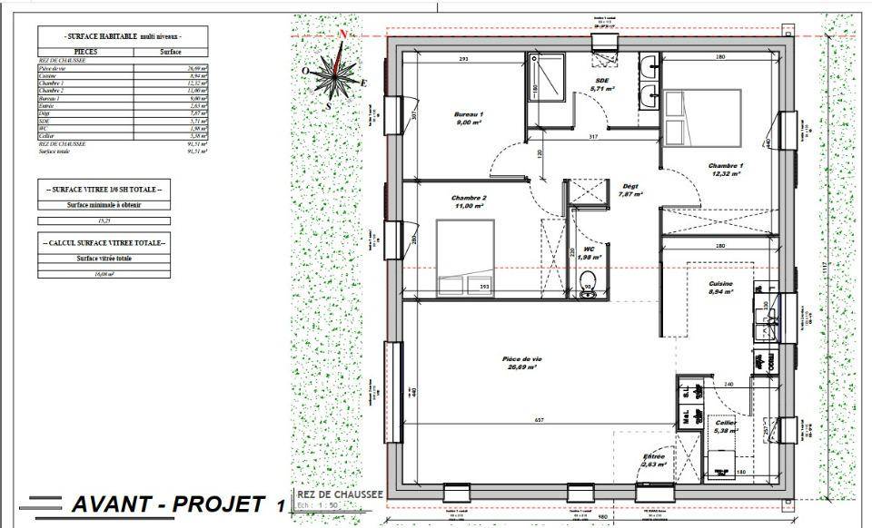 Programme terrain + maison à Cherves-Richemont en Charente (16) de 90 m² à vendre au prix de 213000€ - 4