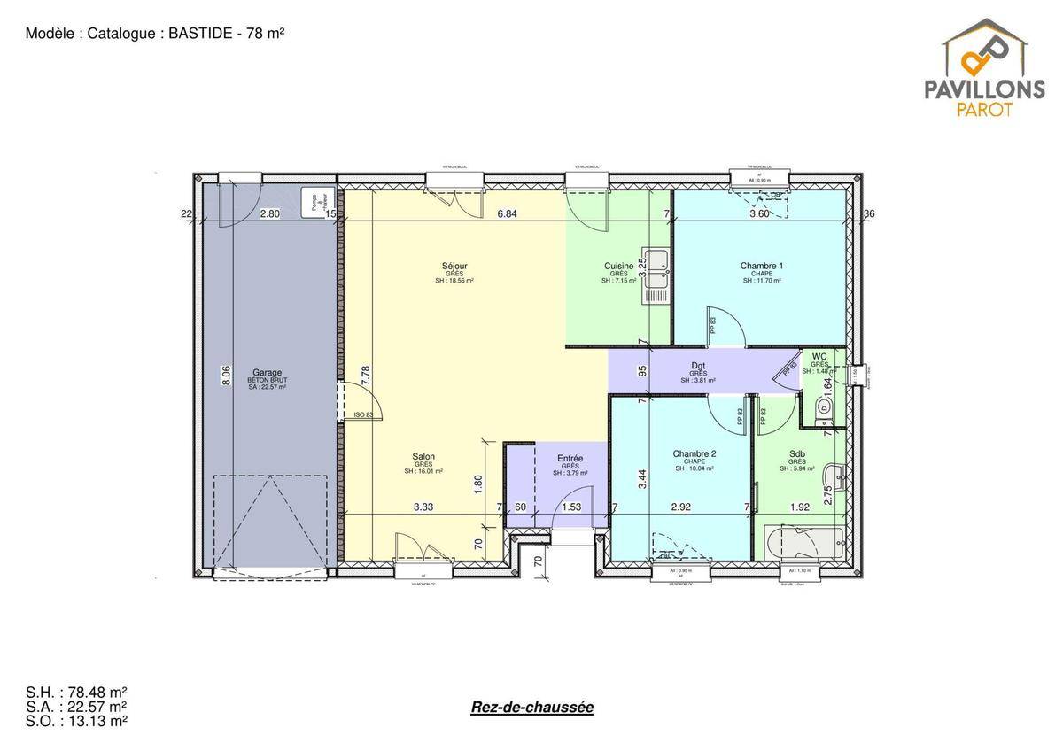 Programme terrain + maison à Pogny en Marne (51) de 90 m² à vendre au prix de 188401€ - 4