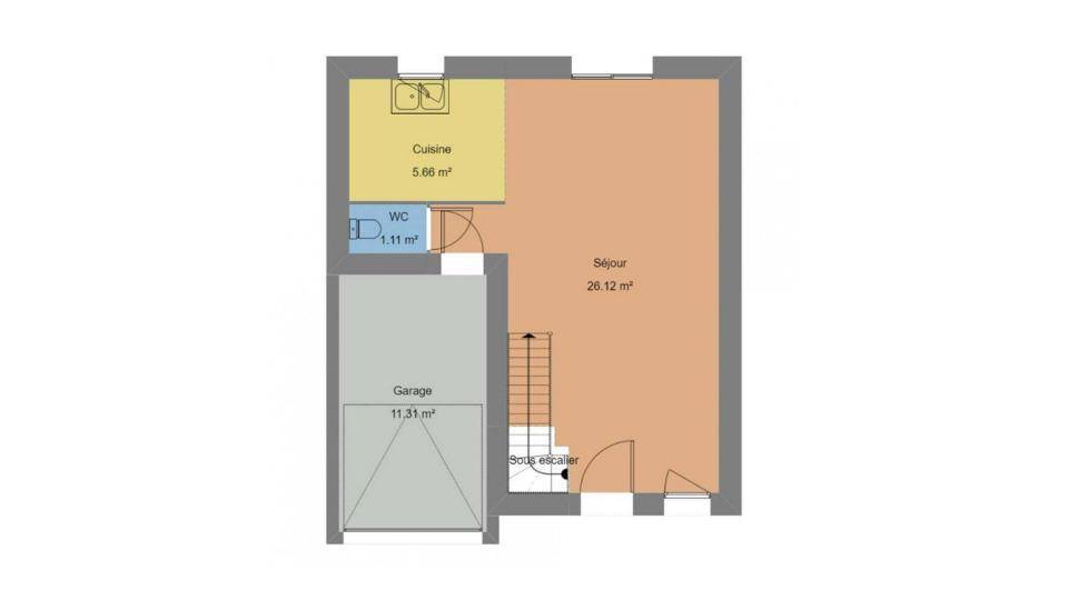 Programme terrain + maison à Tinténiac en Ille-et-Vilaine (35) de 74 m² à vendre au prix de 277000€ - 4