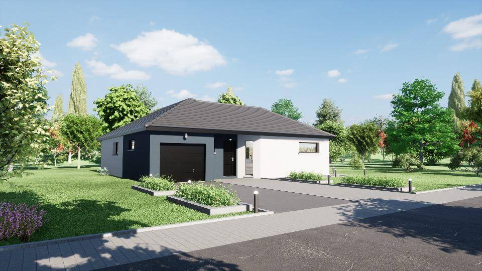 Programme terrain + maison à Betschdorf en Bas-Rhin (67) de 96 m² à vendre au prix de 355000€ - 1