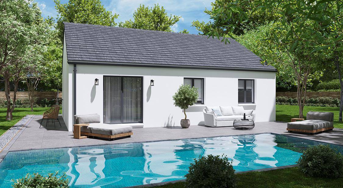 Programme terrain + maison à Fransu en Somme (80) de 74 m² à vendre au prix de 134415€ - 2