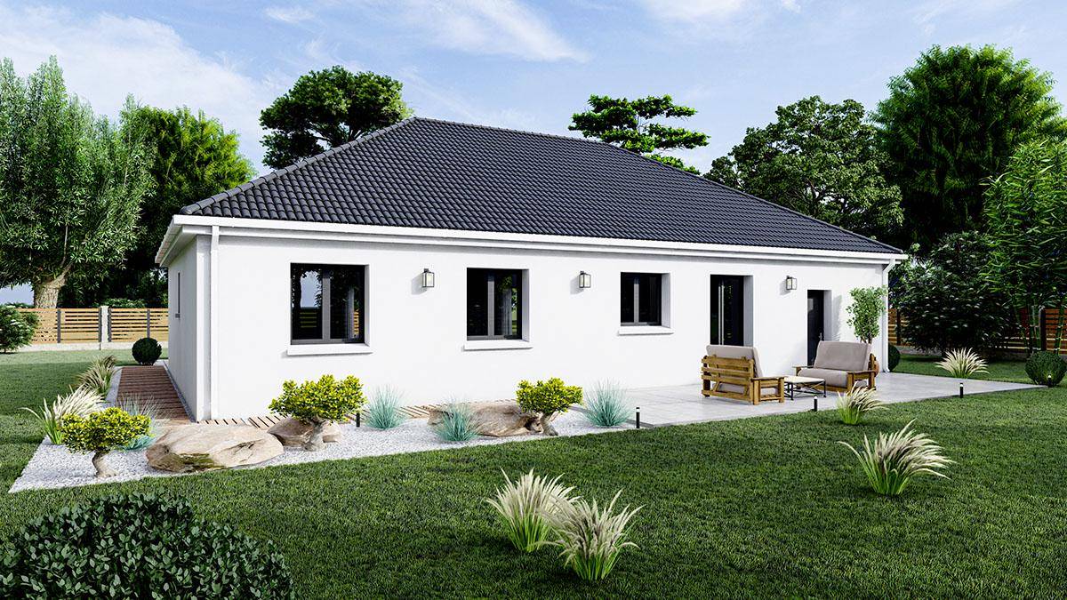 Programme terrain + maison à Précy-sous-Thil en Côte-d'Or (21) de 87 m² à vendre au prix de 208550€ - 2