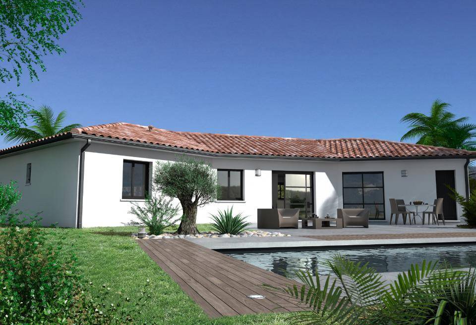 Programme terrain + maison à Vendres en Hérault (34) de 120 m² à vendre au prix de 341420€ - 1