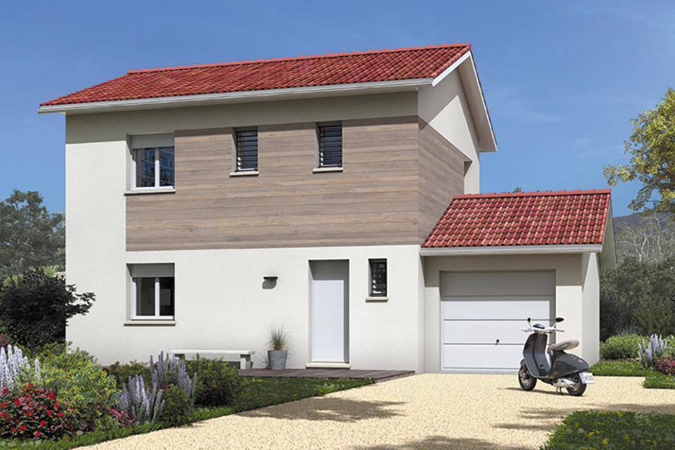 Programme terrain + maison à Menthonnex-sous-Clermont en Haute-Savoie (74) de 85 m² à vendre au prix de 316950€ - 2