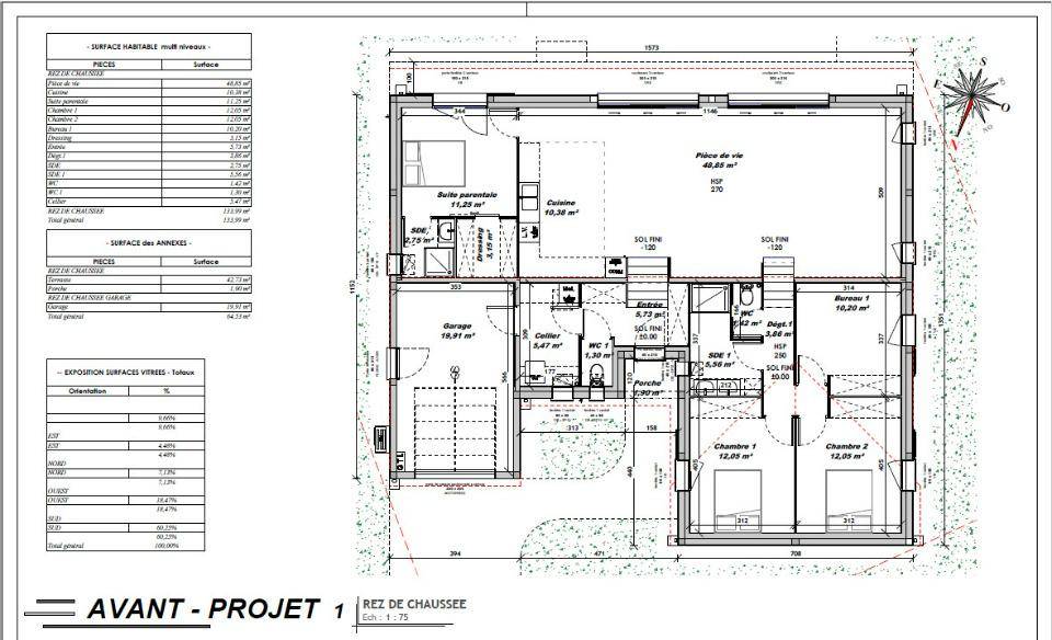 Programme terrain + maison à Saint-Vaize en Charente-Maritime (17) de 130 m² à vendre au prix de 302000€ - 4