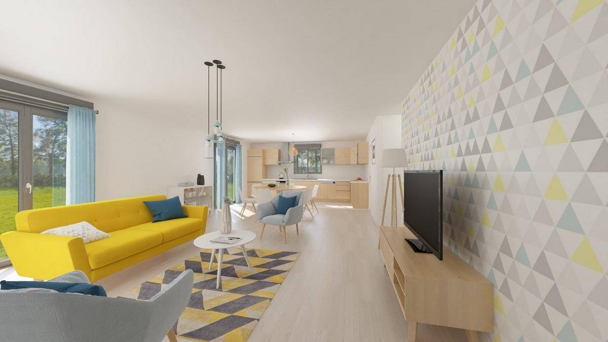 Programme terrain + maison à Saint-Égrève en Isère (38) de 86 m² à vendre au prix de 399797€ - 2